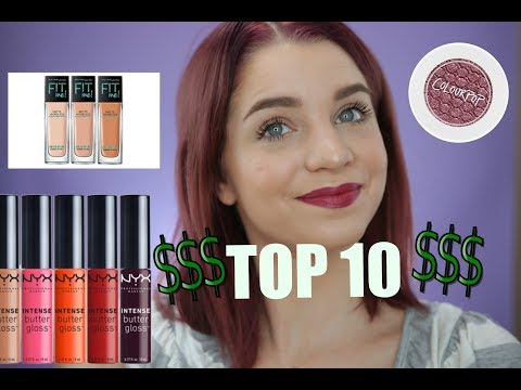 TOP 10 MAKEUP PRODUCTS UNDER $10