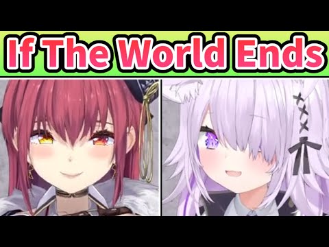 If Their World Comes To an End [ENG SUB] Hololive Houshou Marine Nekomata Okayu