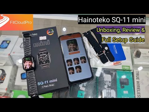 Hainoteko SQ 11 mini Smart Watch Unboxing, Feature's & Connection Guide