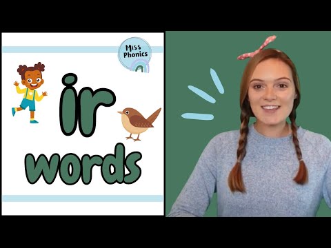 Learn to Blend 'ir' Words with Miss Phonics | Phonics Blending Practice for Kids | British Teacher