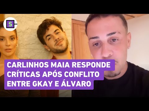 Carlinhos Maia se pronuncia após briga entre Álvaro e Gkay: 'Torcendo para que fiquem bem'