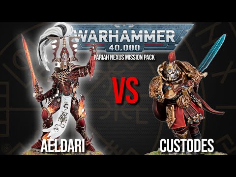 Aeldari Vs Custodes - Warhammer 40k 10th Edition