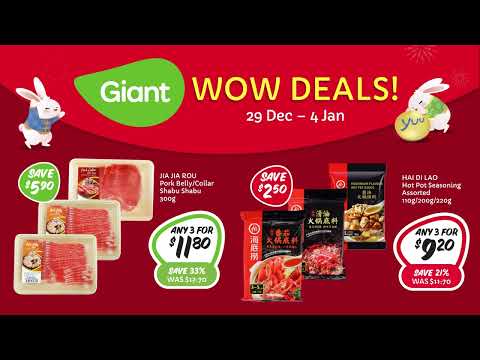 Giant Pork Shabu Shabu & Hai Di Lao Seasoning WOW Deals