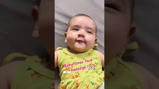 Try baby face massage🤣#babygirl #babycutemoment #babymoments #parentingtips #babyshorts #viralshort