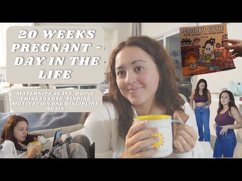 20 WEEKS PREGNANT | Day in the life, maternity jeans, doing things to feel better, pregnancy journey