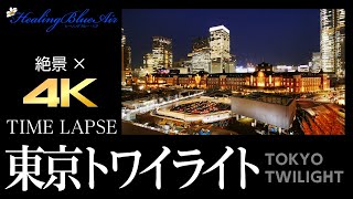 【東京トワイライト ; タイムラプス絶景×4K映像】【Tokyo Twilight ; Time-lapse 4K Superb View × Drone View】