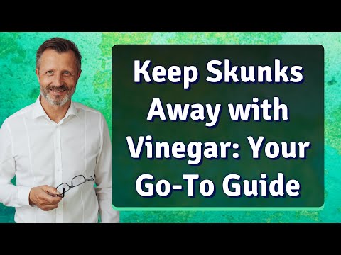 Keep Skunks Away with Vinegar: Your Go-To Guide