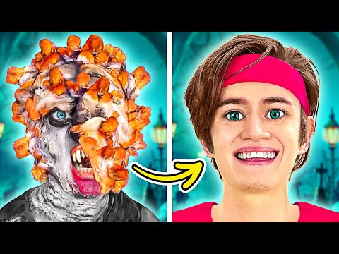 Extreme SPOOKY MAKEOVER ! Amazing GADGETS and TRICKS from TikTok by La La Life Emoji