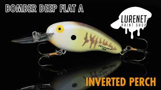 Bomber Deep Flat A Inverted Perch - Lurenet Paint Shop (Custom Painted Lures)