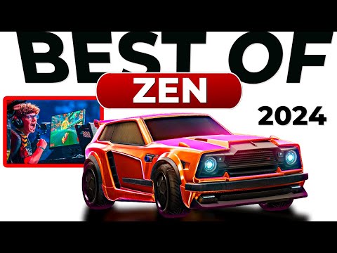 BEST OF ZEN 2024 ! HOW ZEN REACHED ROCKET LEAGUE WORLD RECORD SKILL RATING !