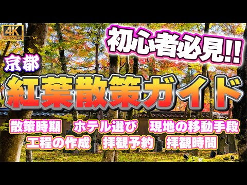 【紅葉マニアが解説！】京都の紅葉　散策ガイド ～計画・ホテル選び・現地の注意点～