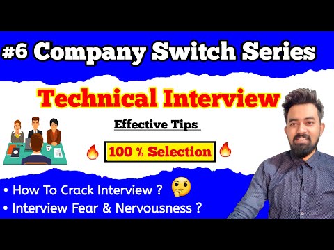 06 | How to Crack the Technical Interview || 100% Guarantee || Company Switch Series ||Chandan Patel