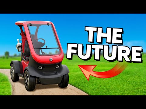 Is this CRAZY golf cart the FUTURE of golf!?