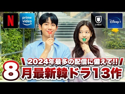 24年最多配信!! 8月に日本で配信&韓国で放送の最新韓ドラ13作🌊【あらすじ/キャスト紹介】