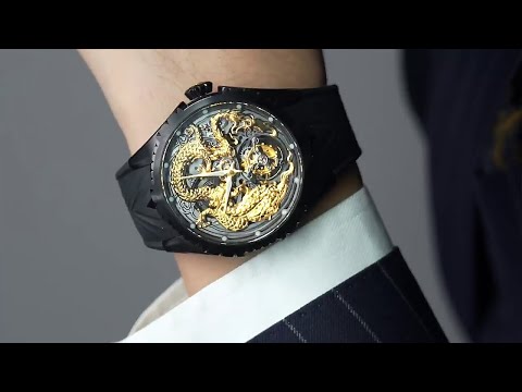 Peacock Tourbillon Watch. Teng Loong. Ref. PAG0103.01  孔雀表 陀飞轮 腾龍