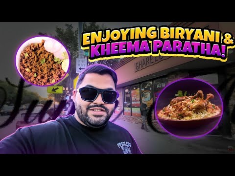 UNABLE TO FIND ACCOMMODATIONS-: ENJOYING BIRYANI AND KHEEMA PARATHA | DAY 3 IN THE USA