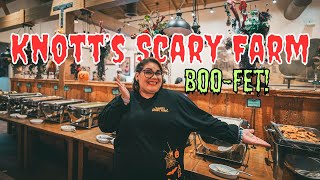 Knotts Scary Farm Boo-fet 2023 | Monsters, Food & Early Entry!