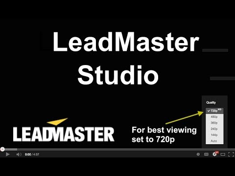 LeadMaster Studio Overview