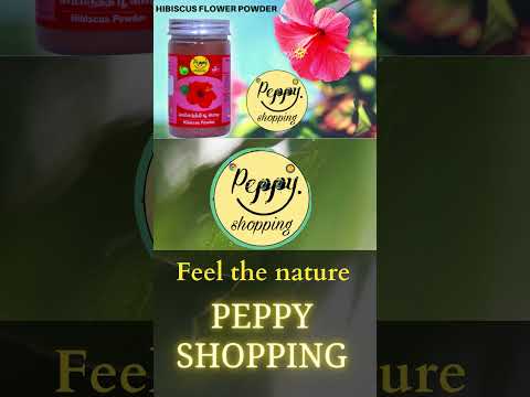 @PeppyShopping Hibiscus flower powder for face & hair