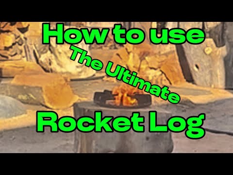 "How to start a Rocket Log: The Ultimate Firewood Campfire Hack"