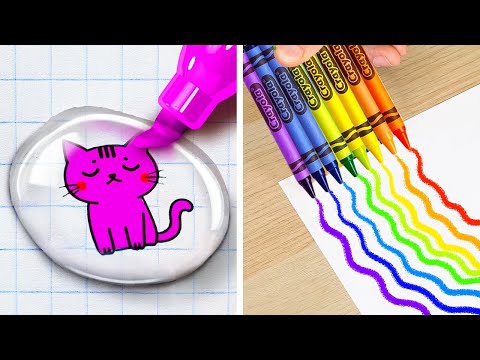 Who Draws Better?🎨 Brilliant Drawing Hacks and Creative Art Tricks by Imagine PlayWorld