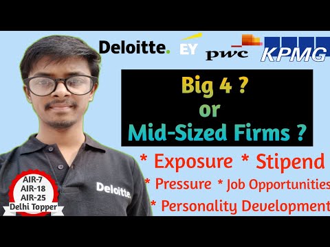 CA Articleship - Big 4 or Mid Sized Firms? | CA Aman Karn | Learn with Aman #icai #ca #caarticleship