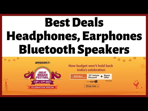 Best Deals on Headphones, Earphones & Bluetooth Speakers - Amazon Great Indian Festival - TechToTech