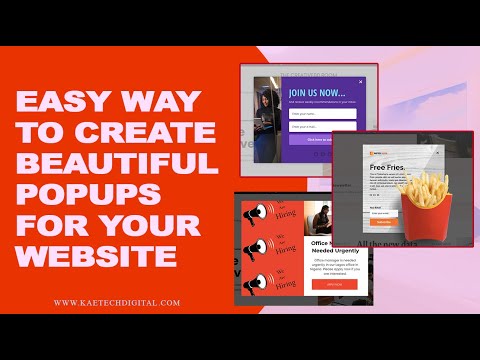 Easy Way To Create Beautiful Popups For Your Website