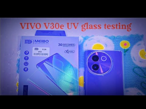 Vivo V30 E New smartphones UV glass testing ultra slim smartphone 5G #youtubeshorts #tech #uvglass