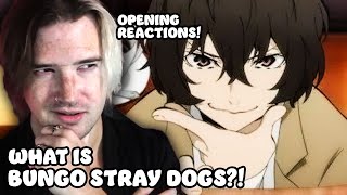 First Time Reacting to Bungo Stray Dogs Openings! | "What A Cute Cast!"