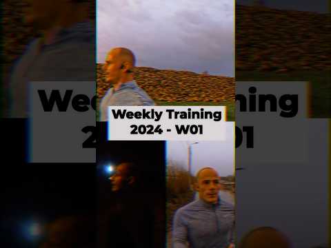 Weekly Run Training - 2024 - Week 01 (Total ➡ 67,5K)