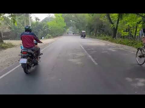 Bike niye Aj Bondhur Bari Jasci | Village Bike Riding Vlog