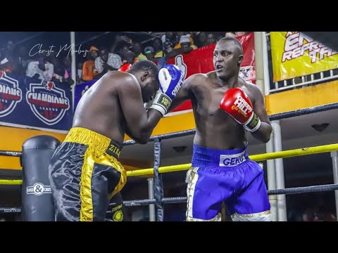 UBCL- SOLOMON GEKO Vs SABATH Zikama, Geko Unanimously Win This Heavyweight Contest With Ease.