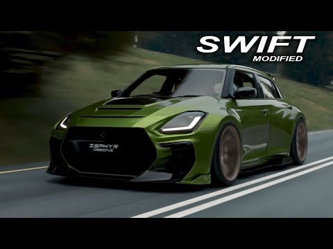 New 2024 Suzuki Swift Modified Widebody | 4K