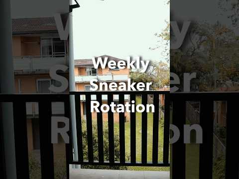 Weekly Sneaker Rotation. 7th Oct - 11th Oct #newbalance #jordan #sneakers