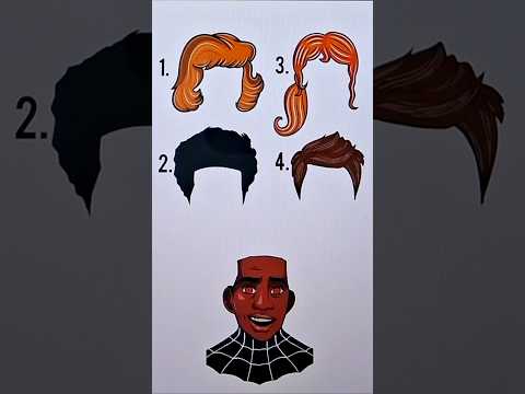 Which one is correct hair of Milesmorales? #shorts #milesmorales #youtubeshorts