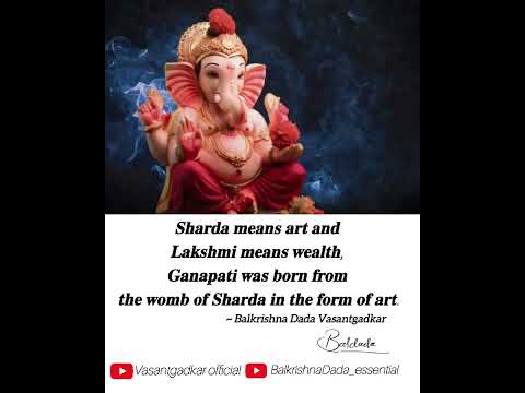 Lord Ganapati :- Balkrishna Dada Vasantgadkar 🙏🏻🪷 #balkrishnadada_essential