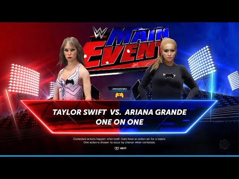 WWE 2K24 - AWA Main Event: Taylor Swift vs Ariana