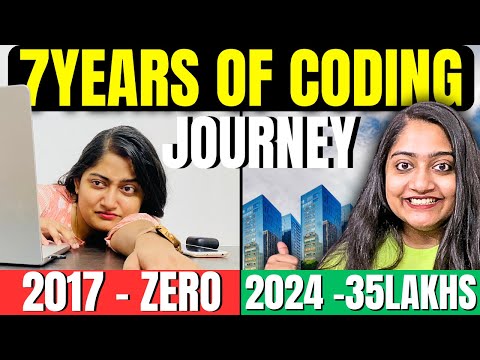 Zero to 35Lakhs+ SALARY🔴My 7Yrs Long CODING JOURNEY in 7Mins(Tamil)💔😭