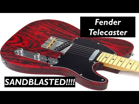 Fender Slandblasted Telecaster Guitar Demo