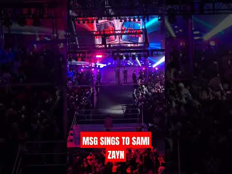 MSG Sings To Sami Zayn!