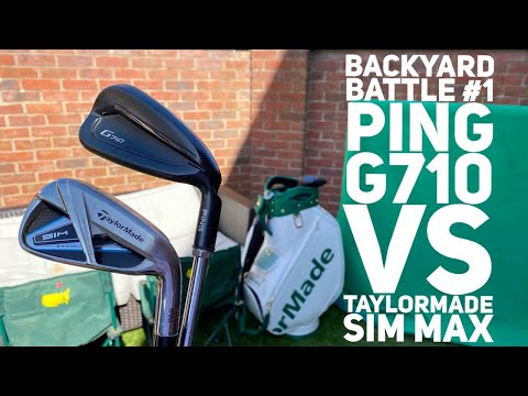 BACKYARD BATTLE  #1 - Ping G710  Vs TaylorMade Sim Max