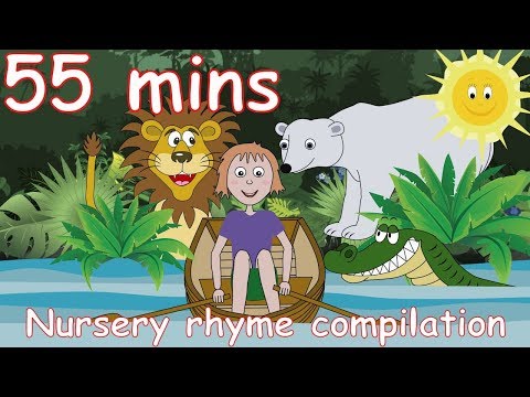 Row Row Row Your Boat! And lots more Nursery Rhymes! 55 minutes!