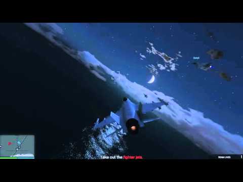 GTA5 Aircraft Carrier Jet Theft in Humane Labs Heist