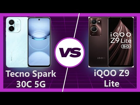 Tecno Sparck 30C 5G vs iQOO Z9 Lite 5G Detailed Comparison