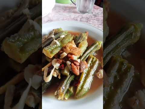 Appetizing vegetables #food #vegetables #okra #bittergourd #shorts