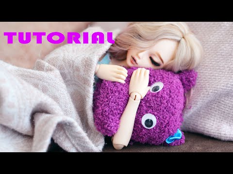 BJD Tutorial ~ How to make a Pillow for your Dolls