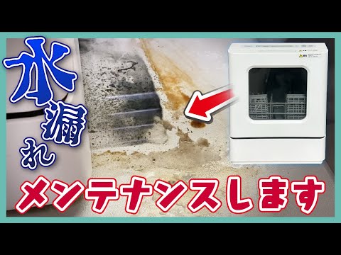 食洗機から謎の水漏れ？！素人が原因を探ります