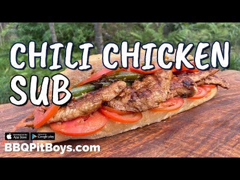 Chili Chicken Sub Sandwich