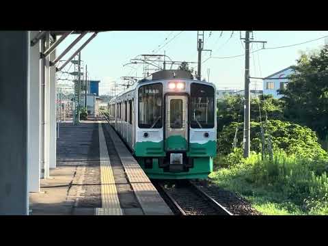 【信越線に乗り入れるET127系】黒井駅到着《えちごトキめき鉄道》